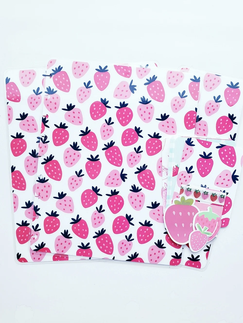 Strawberry Pink Girly Planner Happy Planner Classic Size Set
